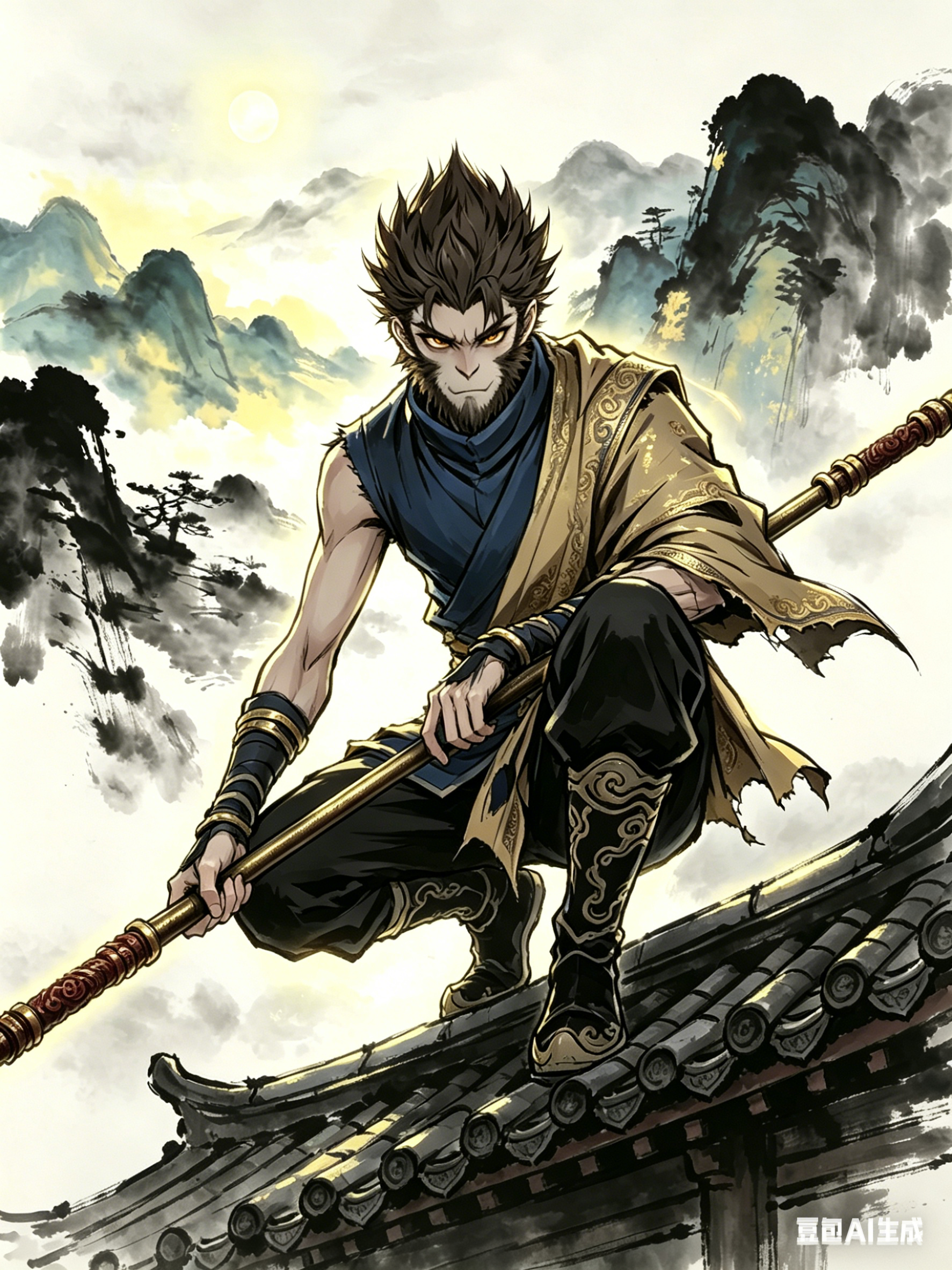 西游记中的齐天大圣孙悟空