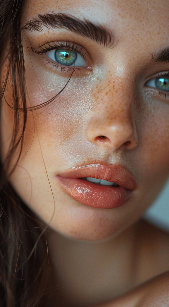 Midjourney prompt: close-up of a stunning fashion model, ultra-realis…